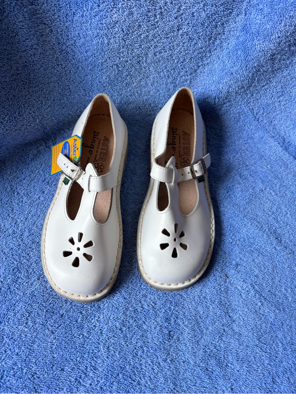 Aster T-Strap Mary Jane Leather Kids Dress Shoes